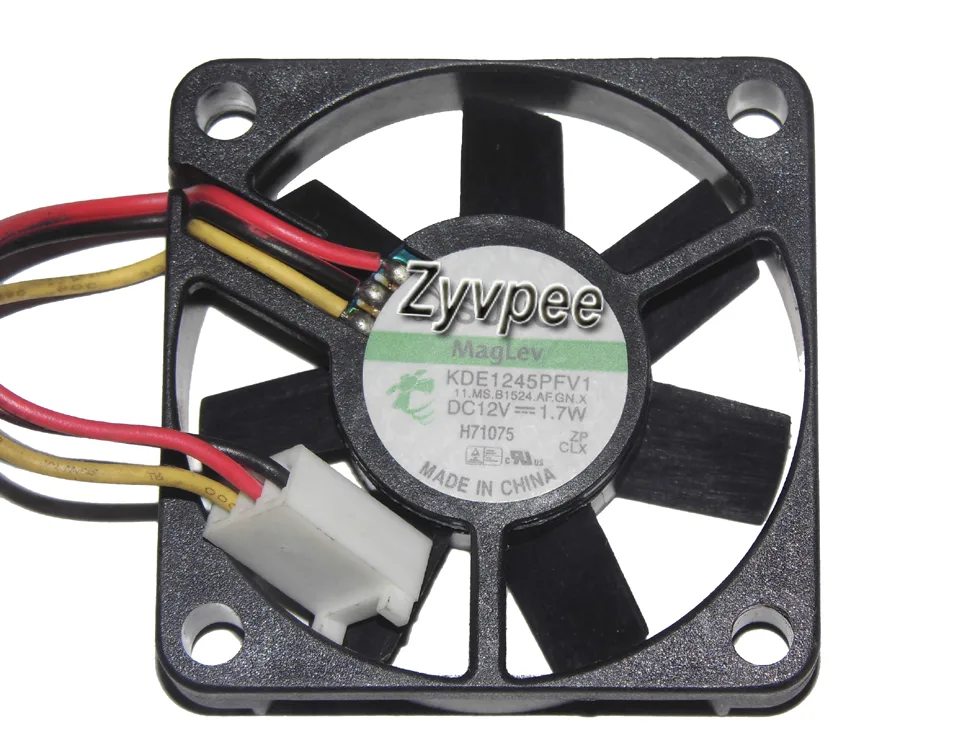 Zyvpee Zyvpee KDE1245PFV1 45mm 12V 1.7W 3-pin CPU cooler — product photo