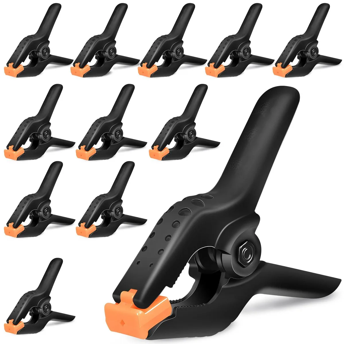 KEHIPI KEHIPI WG-0266 spring clamp 12 pack 3.7 in 1.6 in jaw — product photo