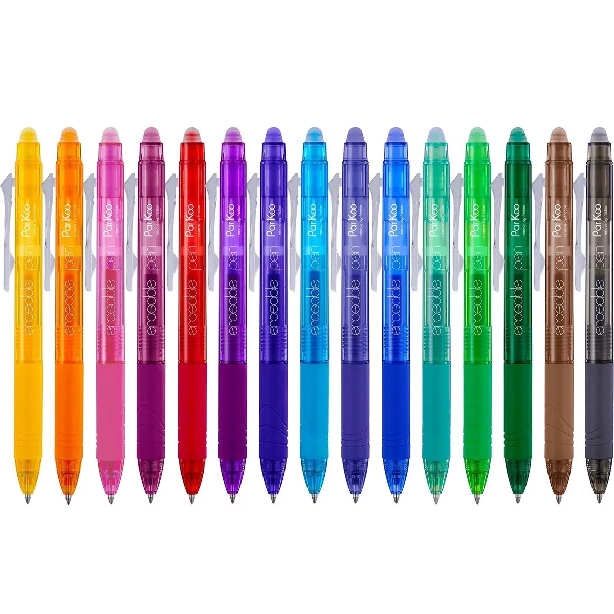  ParKoo TG2502M15 Erasable Gel Pen Set 15 Colors 0.7 mm — product photo