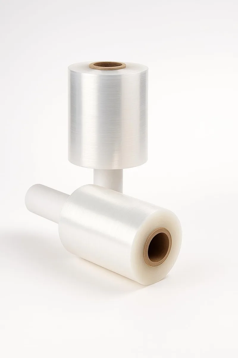 Yens 2miniroll 80 Gauge Mini Hand Stretch Wrap 2 Pack 5in x 1000 Ft — product photo