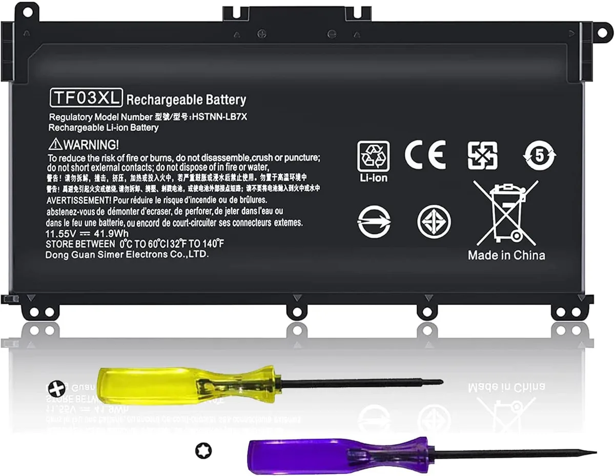 TAURKENAM TAURKENAM TF03XL 41.9Wh 7.7V 2-cell laptop battery — product photo