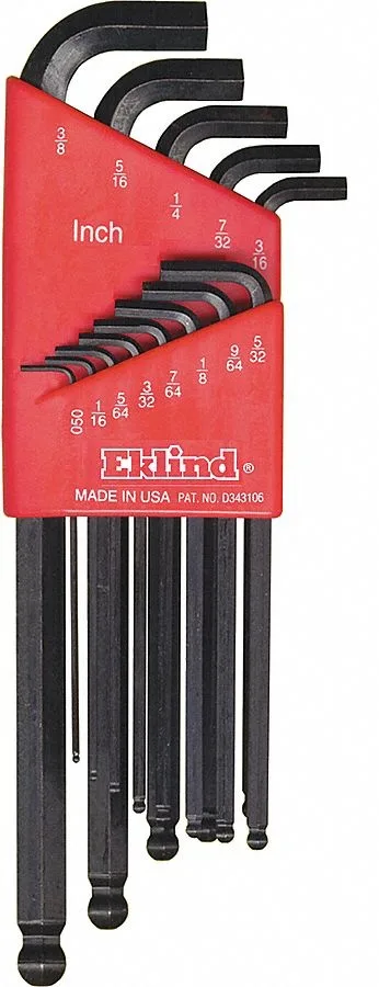 Eklind Eklind 13113 13 Piece SAE Hex Key Set — product photo