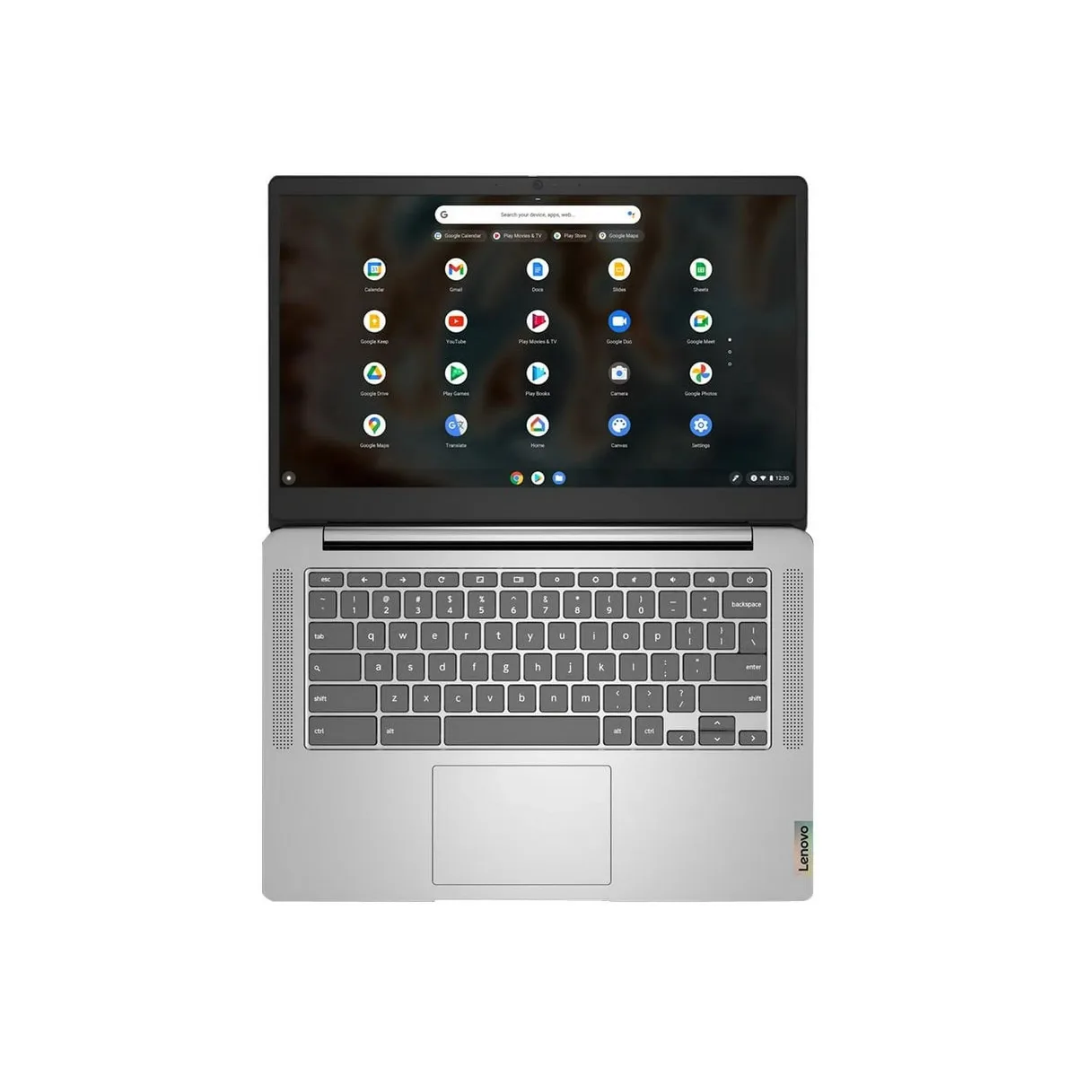 Lenovo Lenovo IdeaPad 3 Chromebook 14M836 laptop MediaTek MT8183 4 GB 64 GB eMMC 14" FHD Chrome OS Silver — product photo