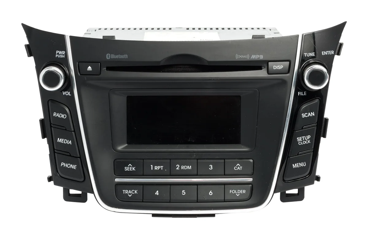 1 Factory Radio 1 Factory Radio 96170-A5260GU Receiver 2016-17 Hyundai Elantra AM FM XM MP3 Bluetooth CD — product photo