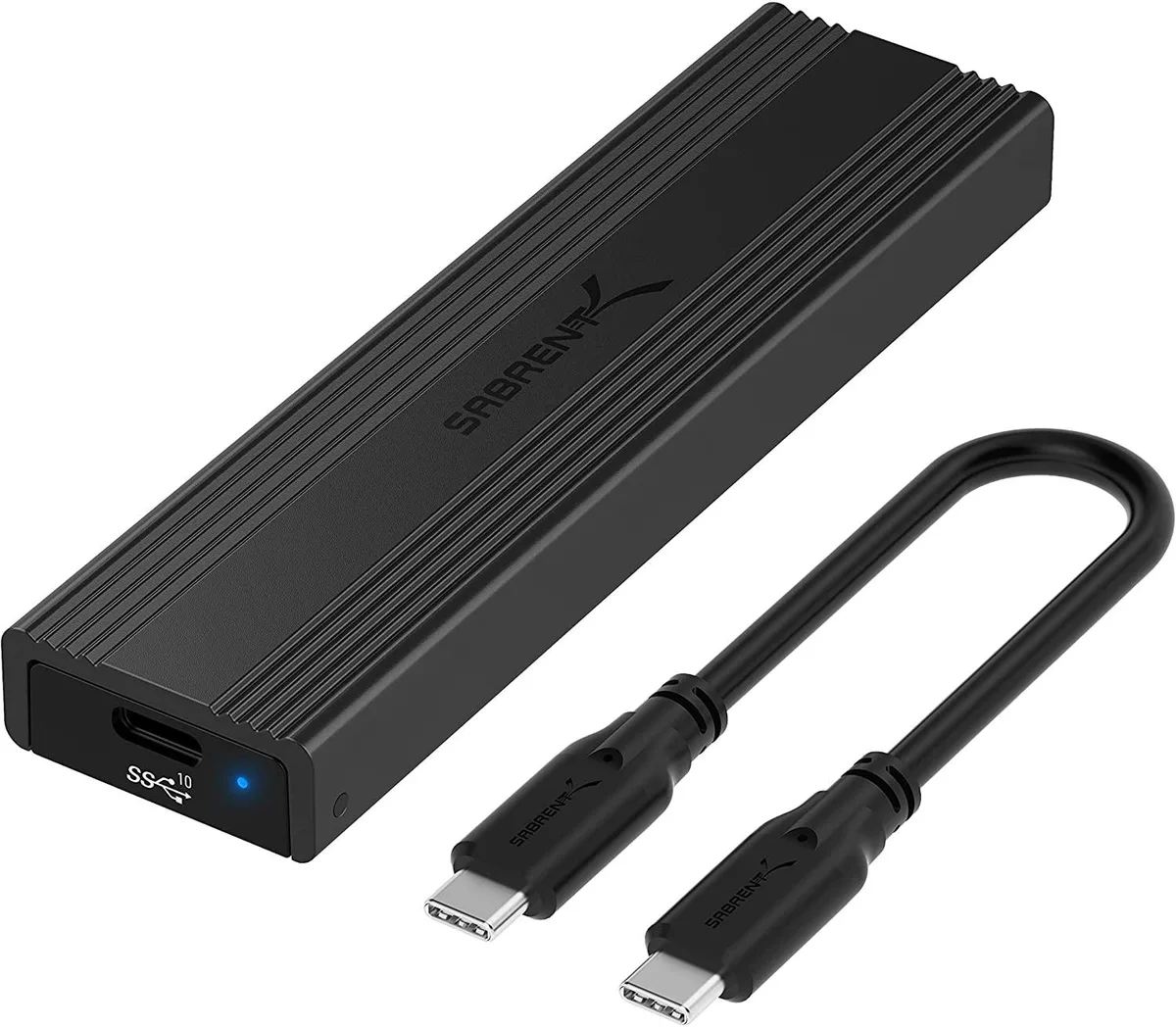 Sabrent Sabrent EC-SNVE USB 3.2 M.2 NVMe SATA drive enclosure — product photo