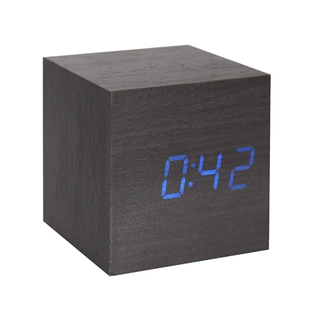SAMSUNG LK-AC10Black_Blue Wooden Alarm Clock 2.4 inch — product photo