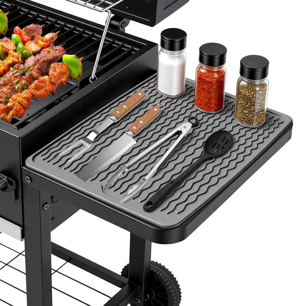 Geban Silicone Grill Mat 16x12 Grey — product photo