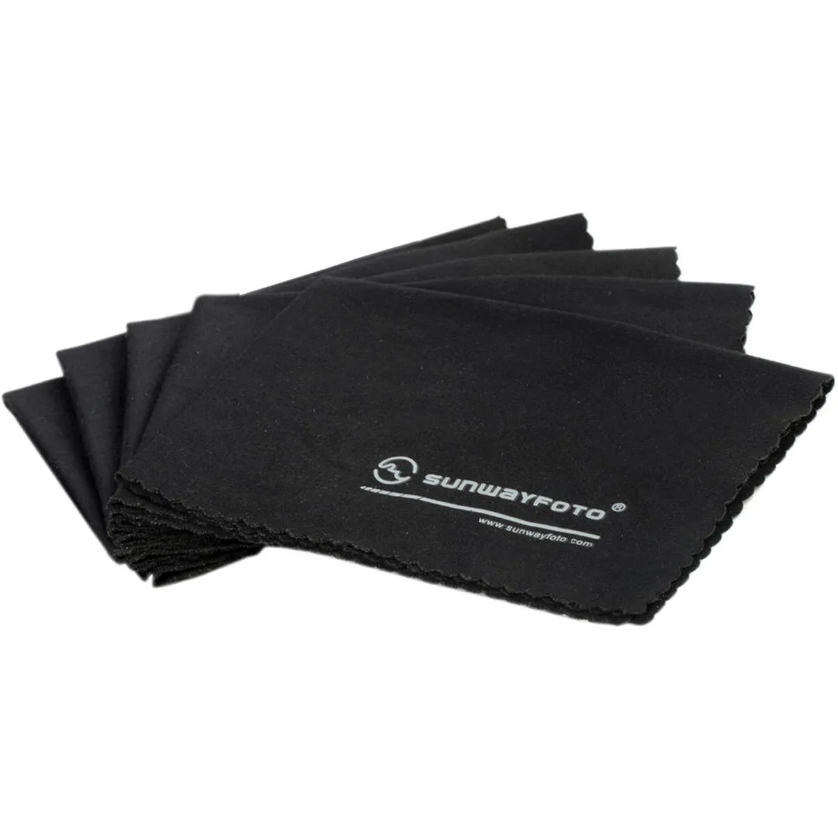 Sunwayfoto Sunwayfoto Lens Cleaning Cloth 5-Pack Black 9.75 x 7.0 inches — product photo