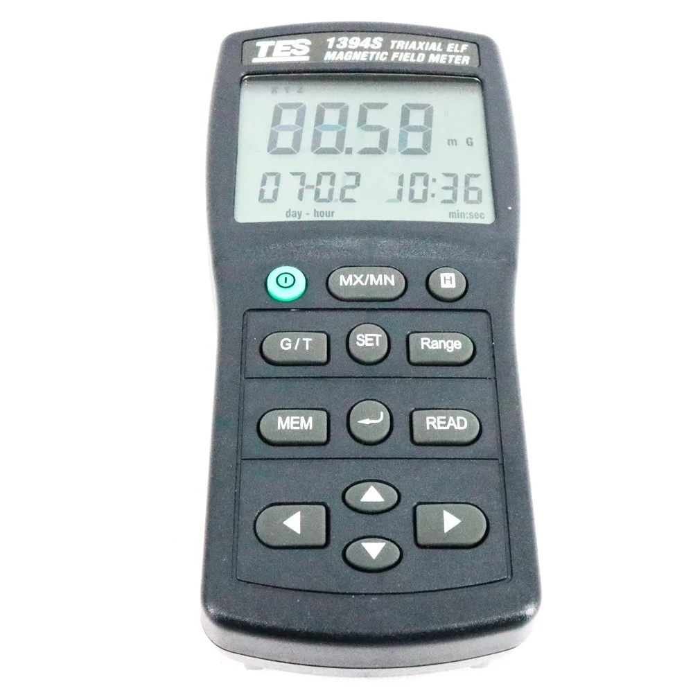 TES Electrical Electronic Corp. TES Electrical Electronic Corp. 1394 EMF Tester Gauss Electromagnetic Field Meter — product photo