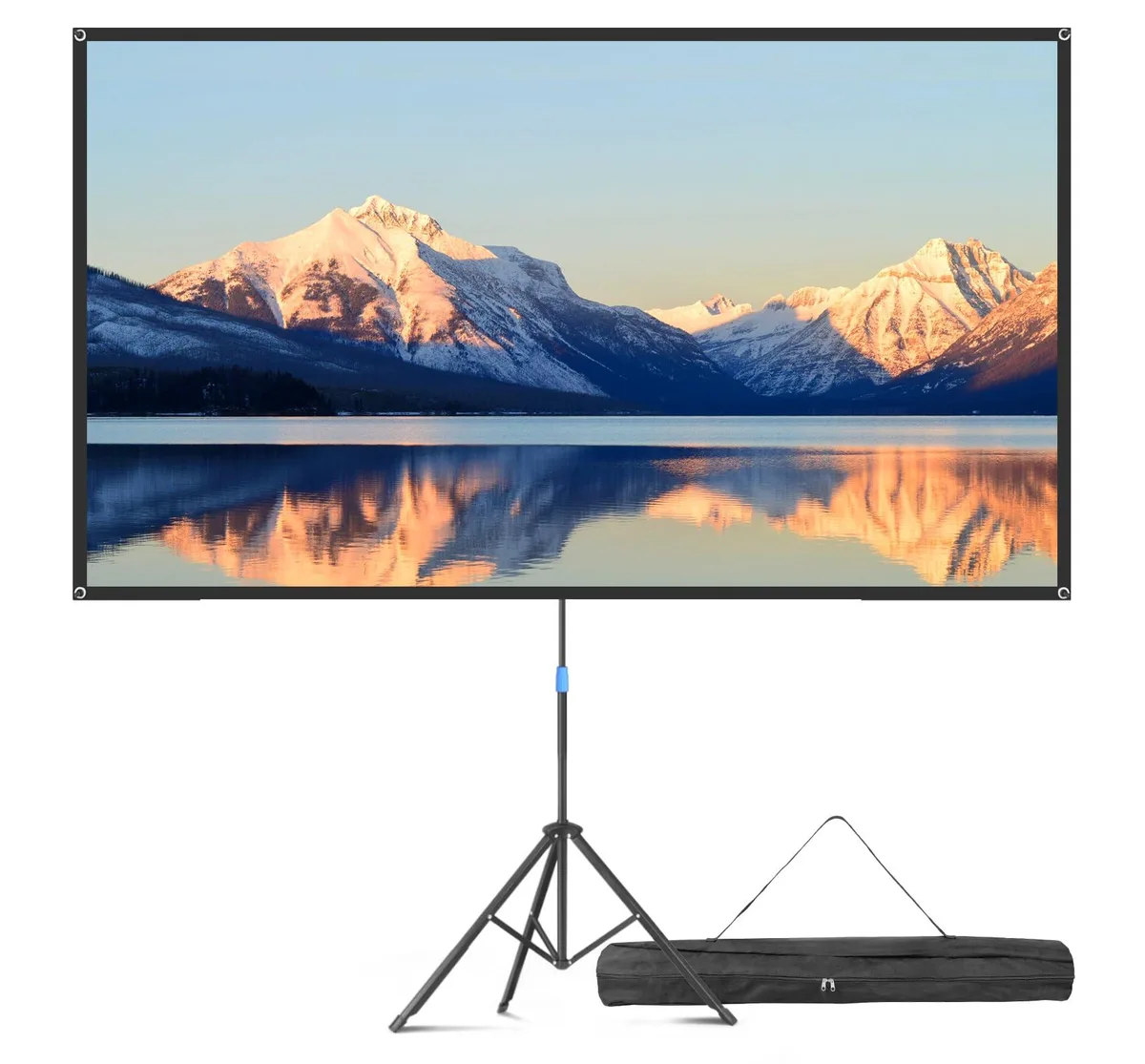  VISULAPEX 80" 1.2 Gain Fiberglass Projector Screen with Stand — product photo