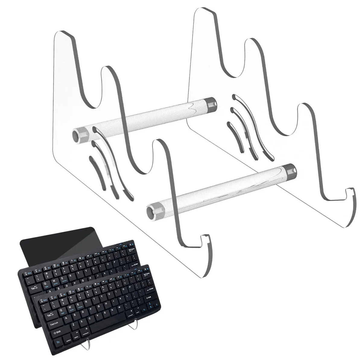  Avid KA22031 3-Tier Acrylic Keyboard Stand 9.8x6.5x5.3 — product photo