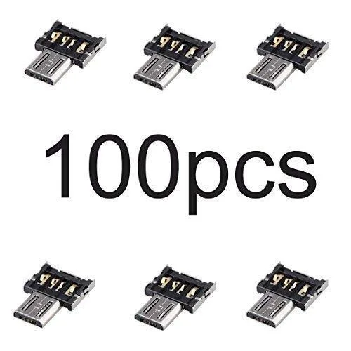 LORDWORLD LORDWORLD Micro USB OTG Adapter Male to USB 2.0 Female 100 Pack — product photo