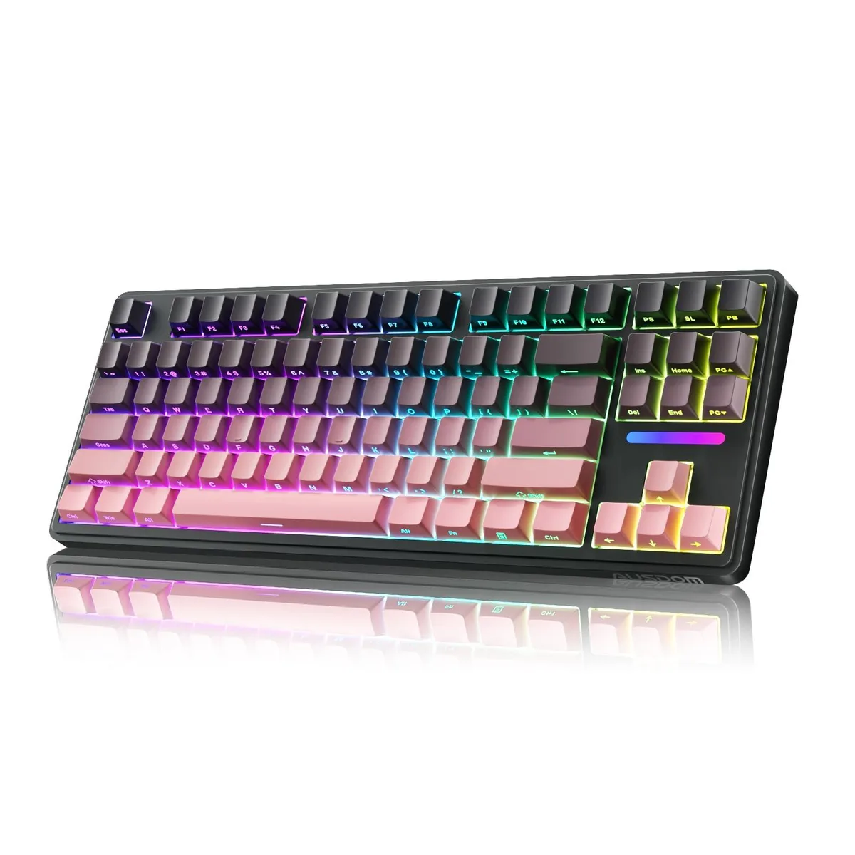 Vszerda Vszerda Hola 87 87-key wireless mechanical gaming keyboard Black Pink — product photo