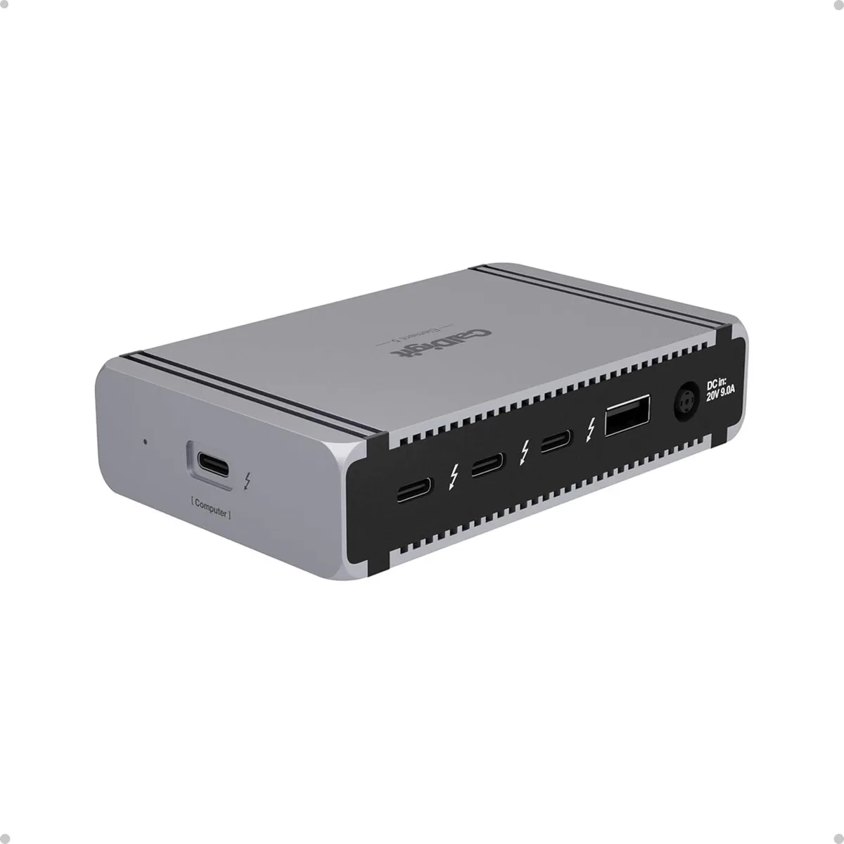 CalDigit CalDigit E5 Thunderbolt 5 Docking Station 90W 180W PSU — product photo