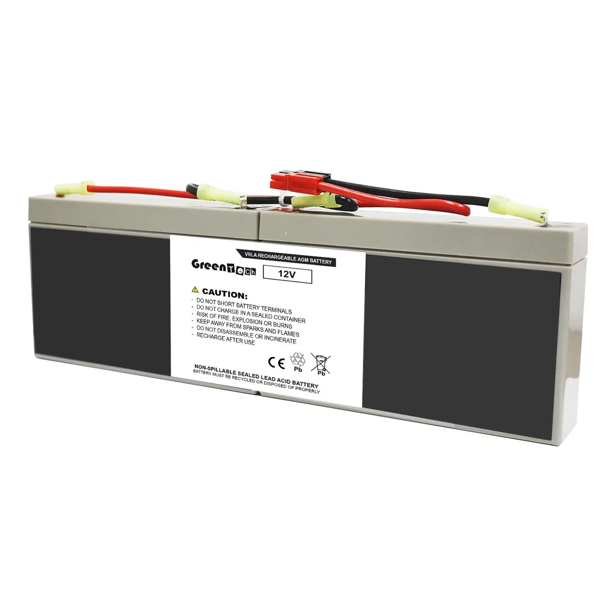 GreenTechLLC GreenTechLLC RBC18 12V 8Ah dry cell battery — product photo