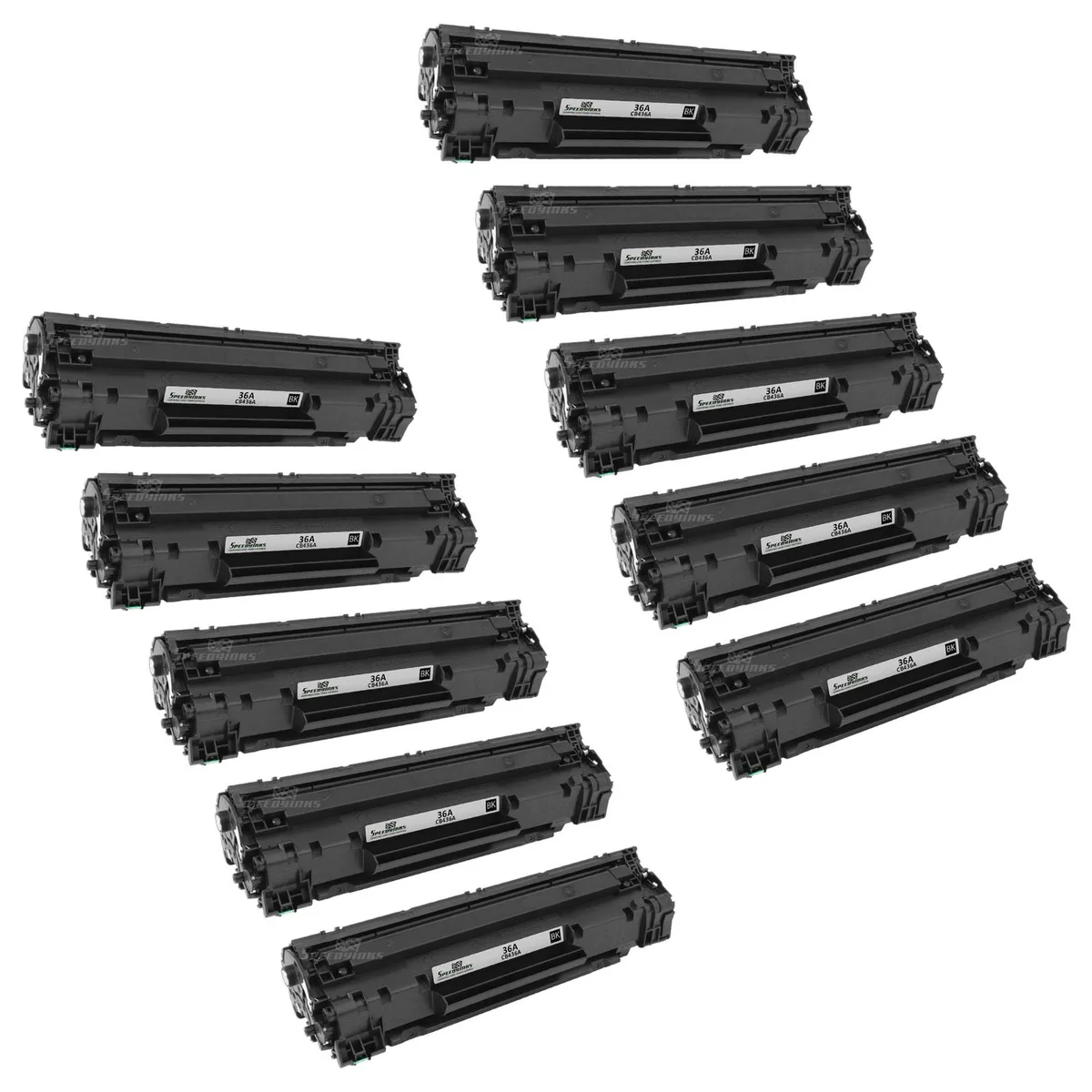 Speedy Inks Speedy Inks 10 Pack HP 36A CB436A Black Toner Cartridge — product photo