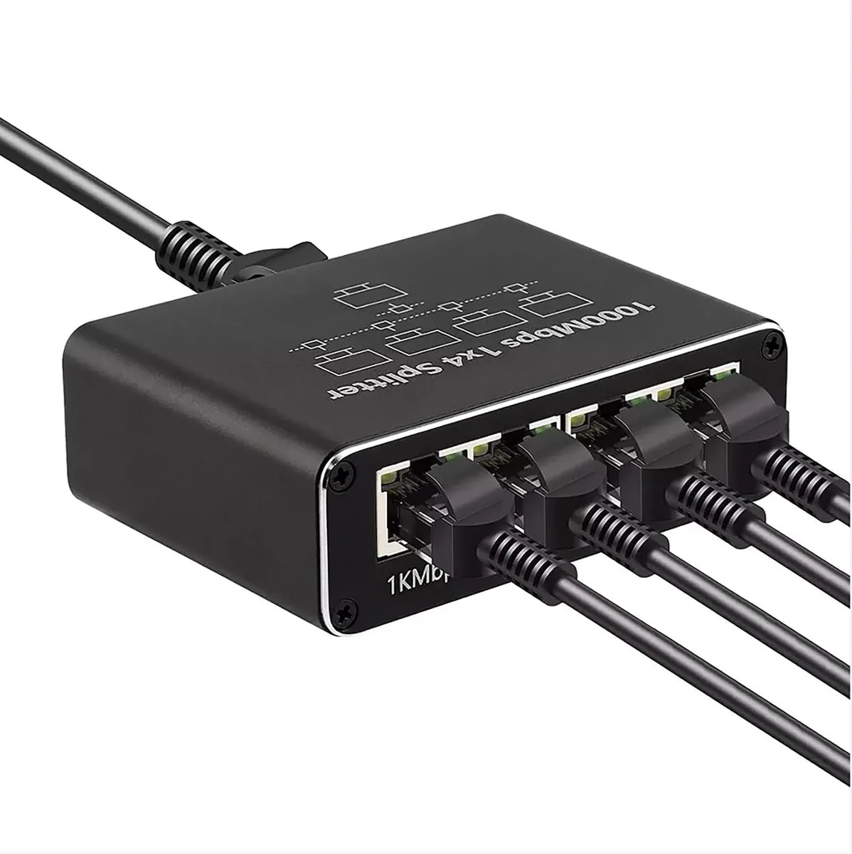 C&amp;N C&amp;N Gigabit Ethernet Splitter 1 to 4 USB Powered — product photo