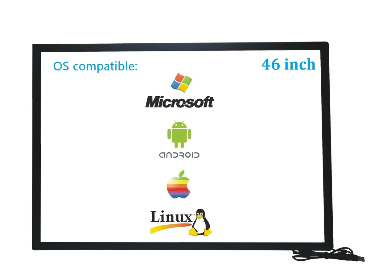Guangzhou Goodtouch Electronics Co.,LTD Guangzhou Goodtouch Electronics Co.,LTD GT460-IR 46" 10-point IR touch overlay frame — product photo