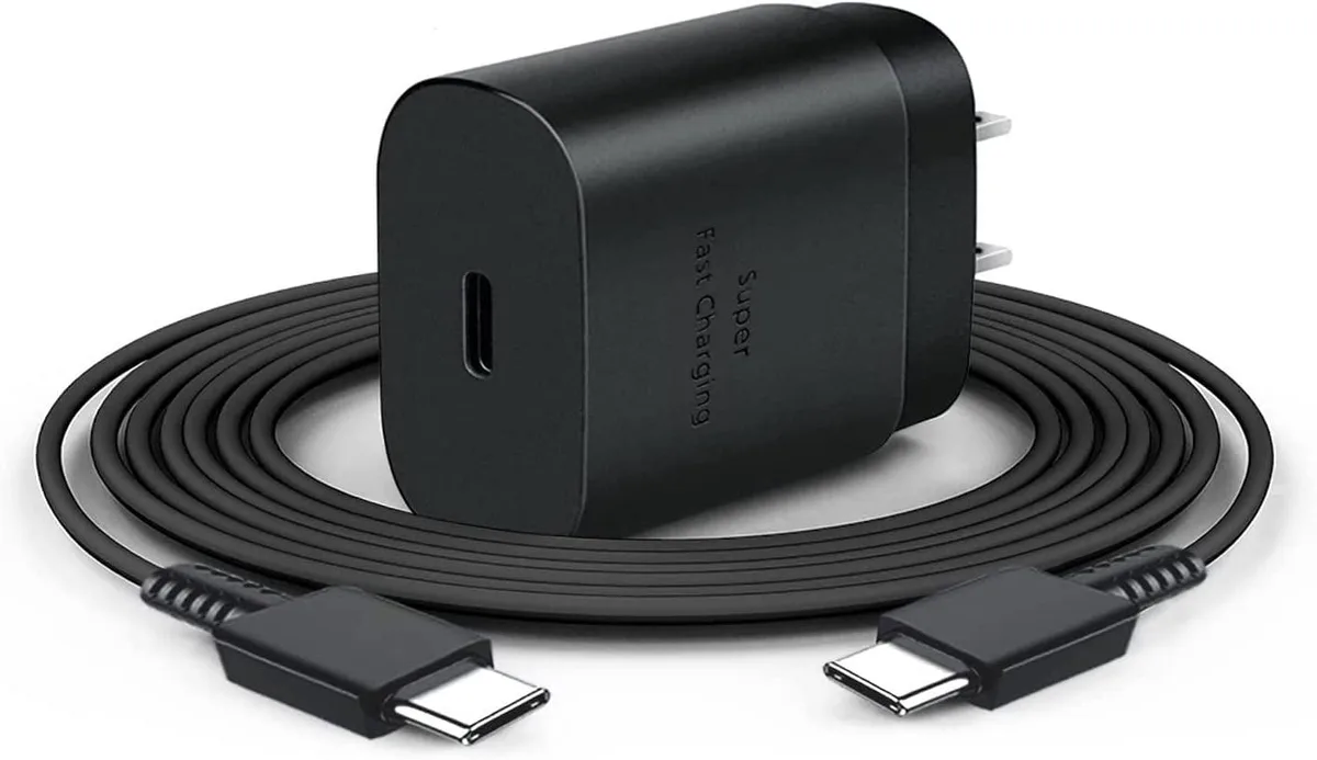 aibileec aibileec 25W USB-C charger 6ft cable black — product photo