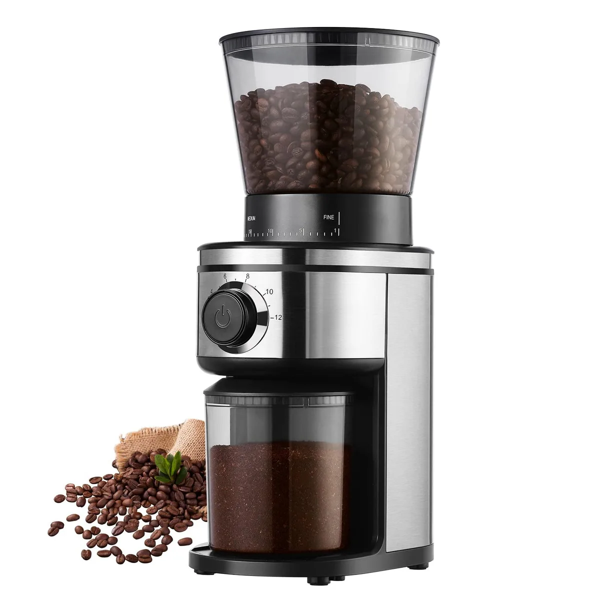  Ollygrin BG702S-PG coffee grinder 30 settings 150 W 10 oz — product photo