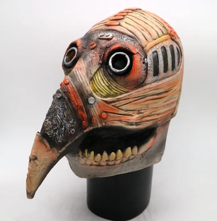 sakose sakose Steampunk Plague Doctor Mask Brown Latex Free Size — product photo