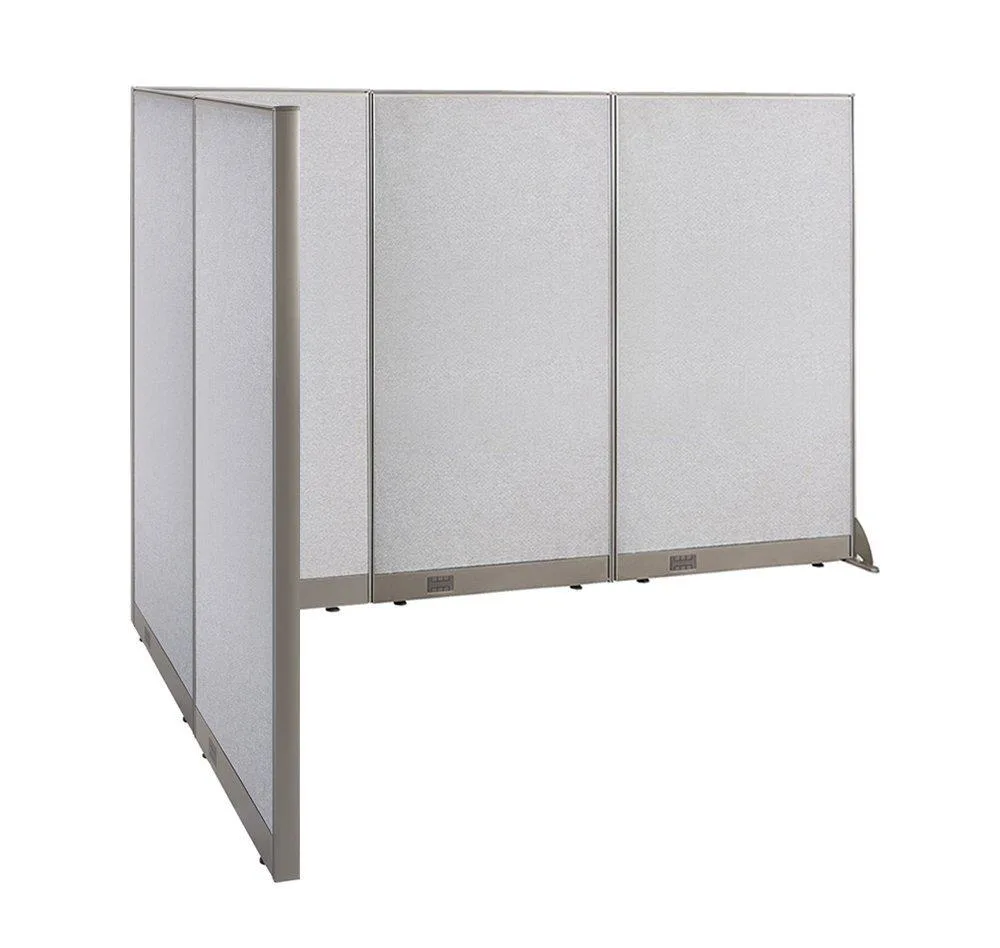 GOF GOF L-Shaped Partition Set 72"D x 102"W x 72"H — product photo
