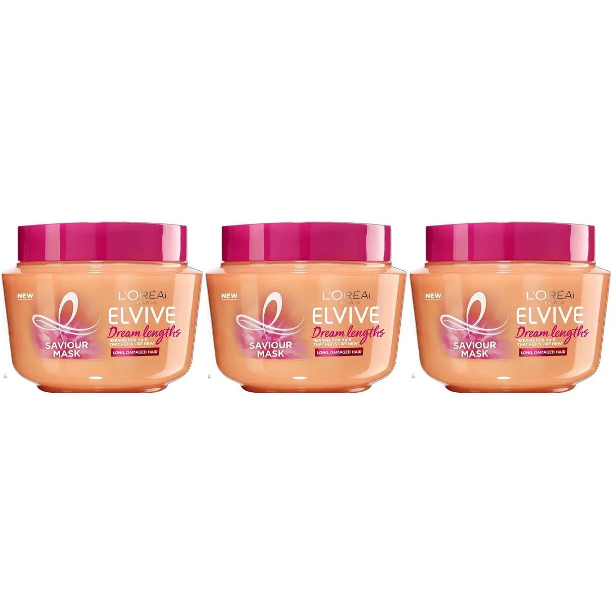 L'Oreal L'Oreal Elvive Dream Lengths Hair Mask 3-Pack — product photo
