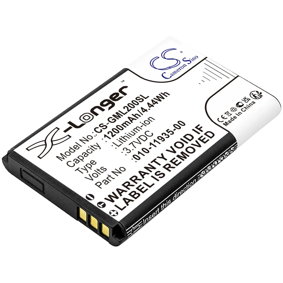 Cameron &amp; Co Cameron &amp; Co GPS Battery Li-ion 1.2 Ah Black — product photo