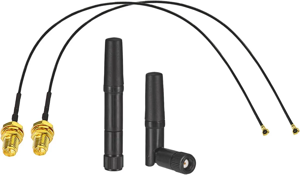 YOUHUA YOUHUA M.2 Antenna Kit 2.4/5GHz RP-SMA MHF4 9.8in 4-Pack — product photo