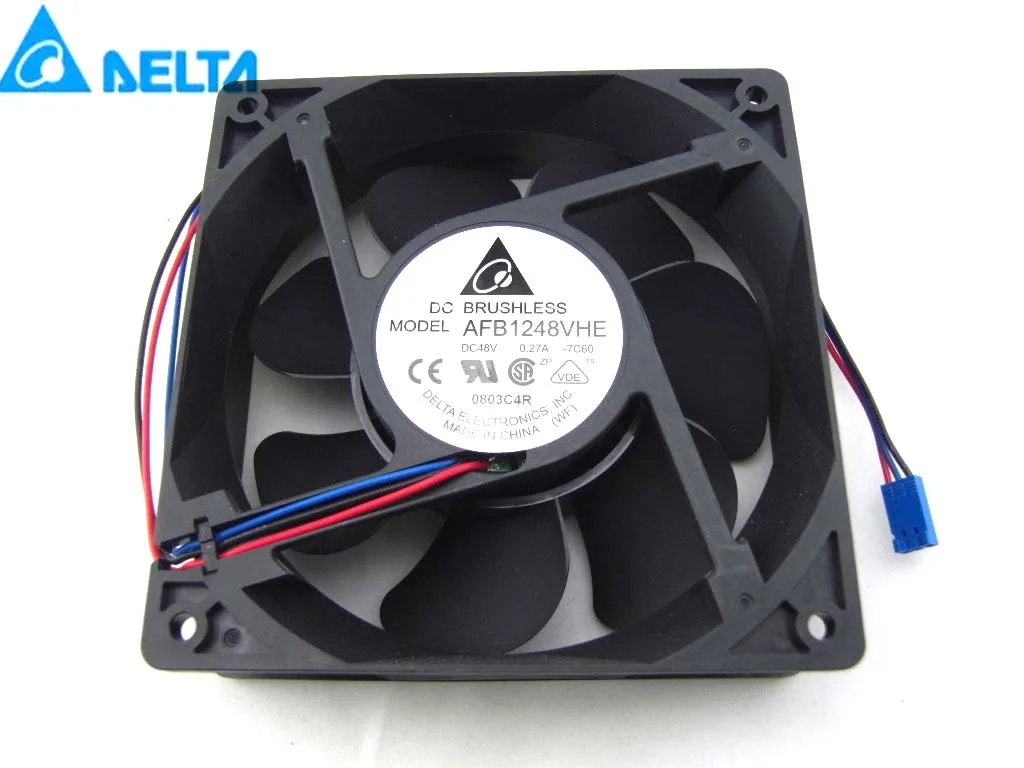 Zyvpee Zyvpee AFB1248VHE 120x38mm 48V 0.27A 3 Pin Case Fan — product photo