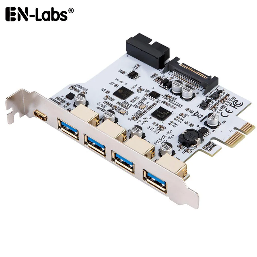 EN-Labs EN-Labs PCIEU34ACS20 7-Port USB 3.1 PCIe Expansion Card — product photo
