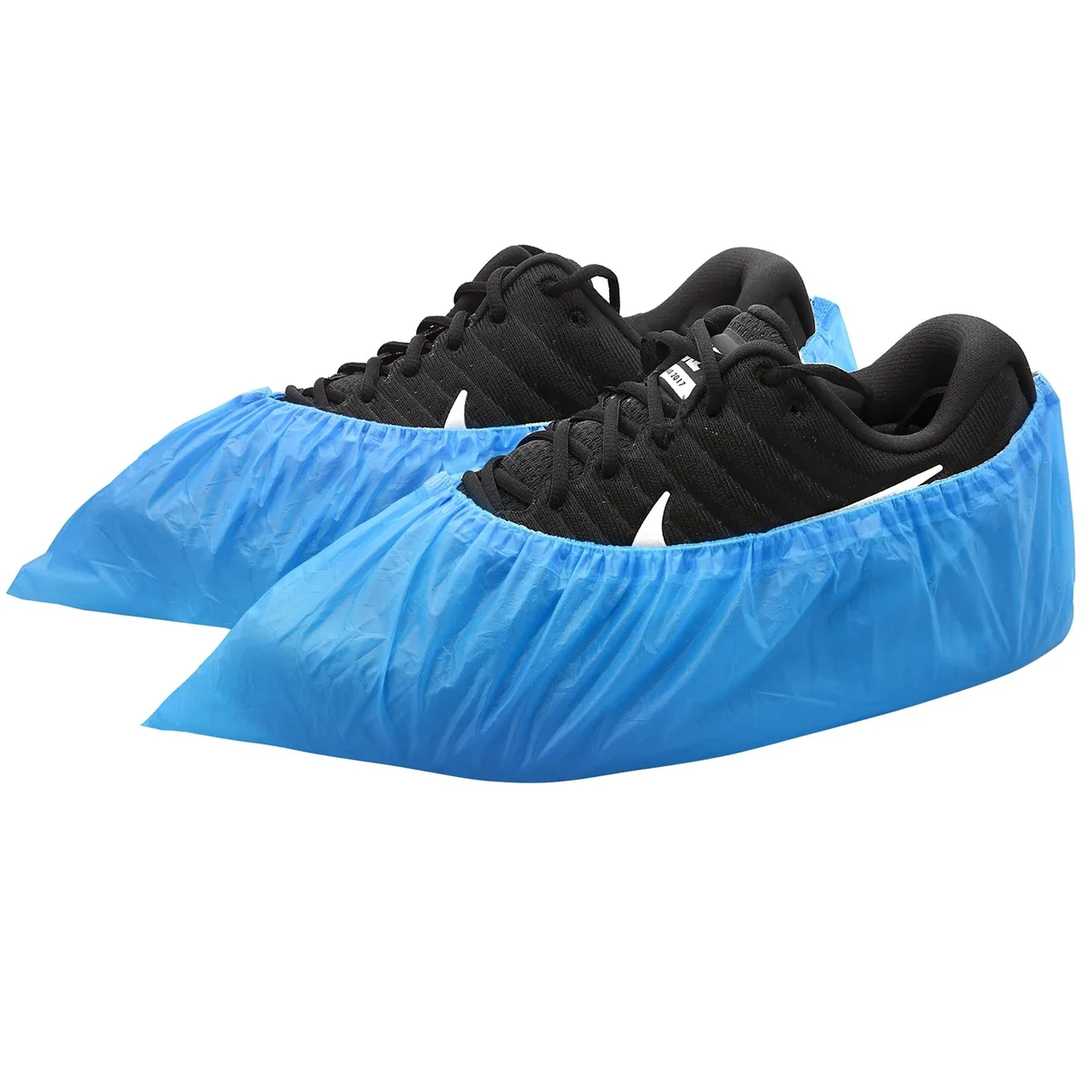 Hitituto Disposable Shoe Covers 100 Pairs Blue Large 13.8In 5.9In — product photo