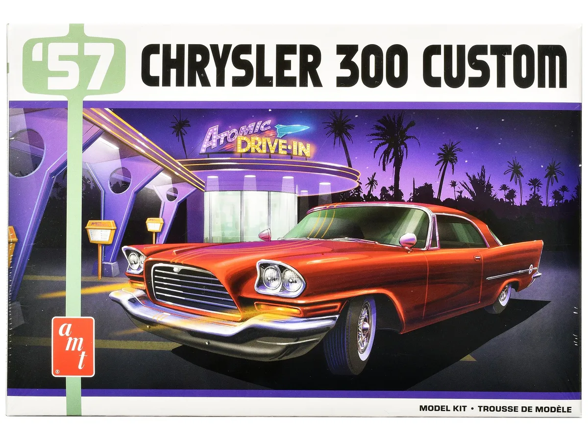 AMT AMT AMT1447M 1/25 Scale 1957 Chrysler 300 Custom Model Kit hobby collectible — product photo