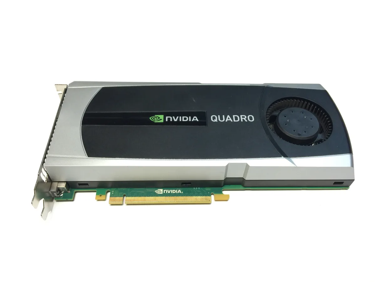 NVIDIA NVIDIA Quadro 5000 JFN25 2.5GB GDDR5 320-bit workstation graphics card — product photo