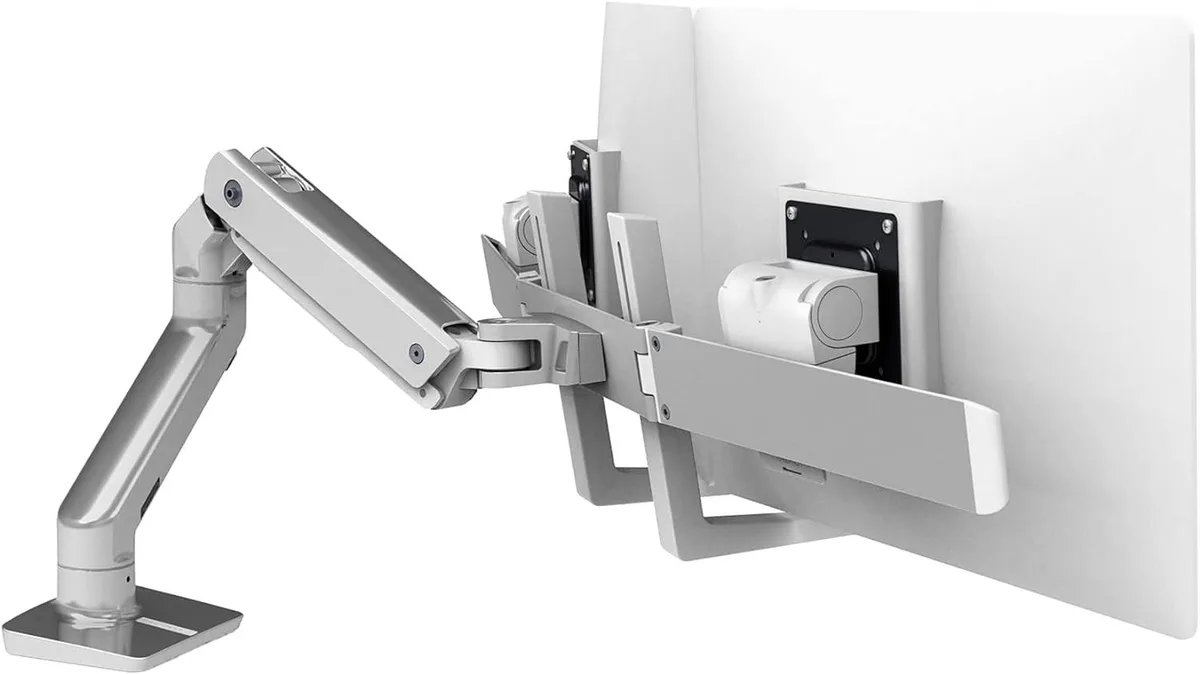 Ergotron Ergotron HX Dual Monitor Arm Polished Aluminum 32 Inch 17.5 lbs — product photo