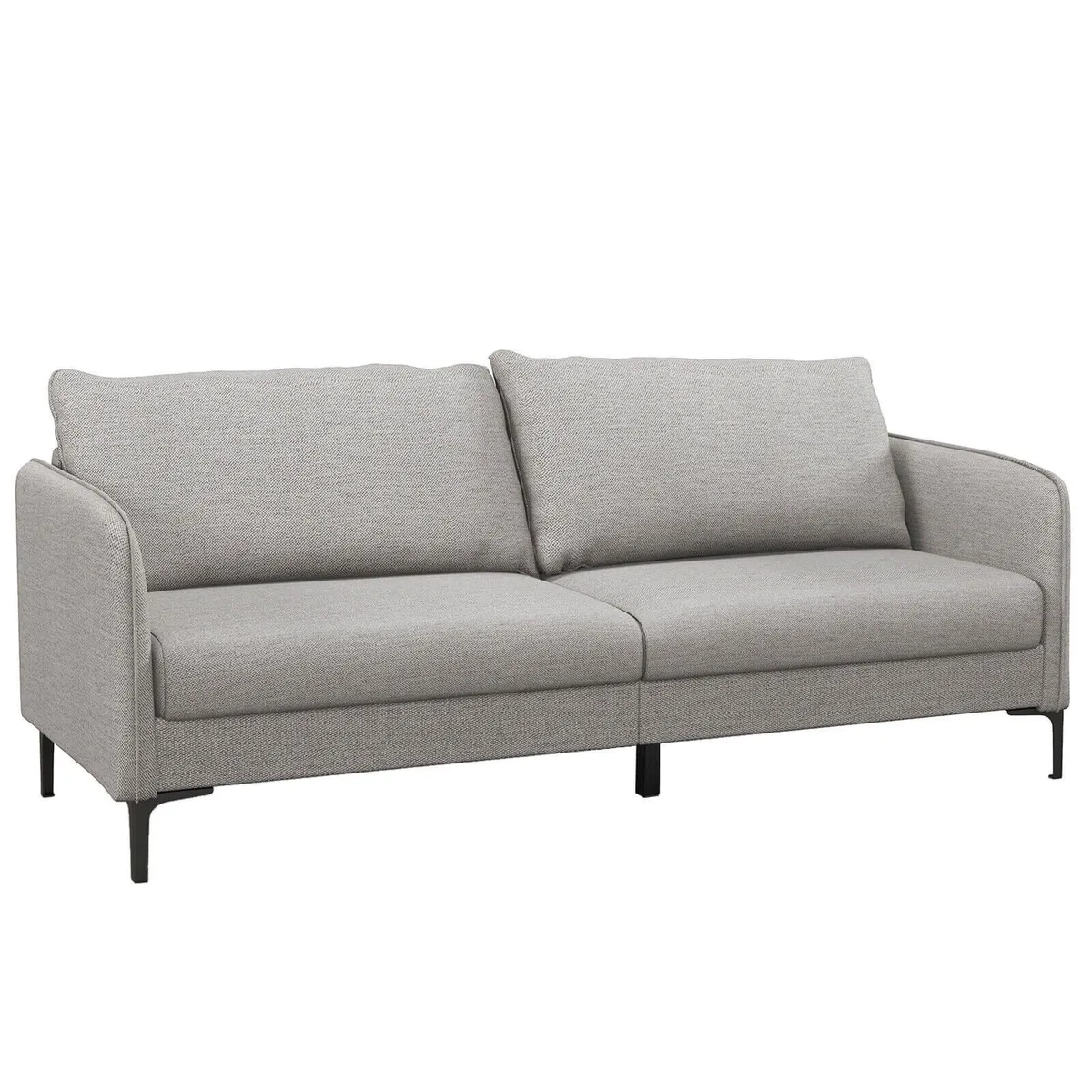 SlickBlue SlickBlue Modern 76 Inch Loveseat Sofa Grey — product photo