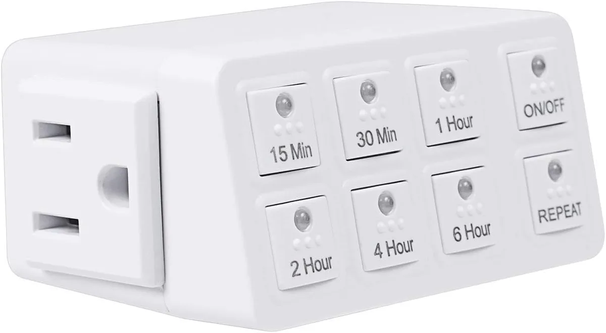 BN-LINK Indoor Countdown Timer with Repeat Function, 15A 1875W ETL Listed — product photo