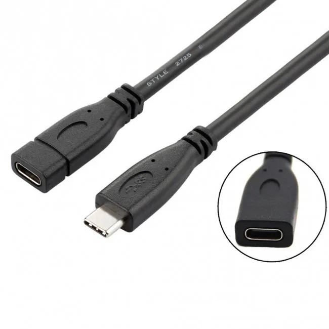 Shenzhen Shenzhong TECH. CO. LTD. Shenzhen Shenzhong TECH. CO. LTD. USB-C 3.1 Male to Female Extension Cable 20cm — product photo