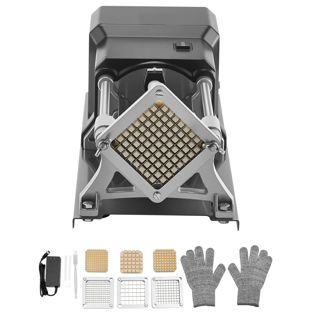 VEVOR VEVOR Commercial Electric French Fry Cutter 1/4 3/8 1/2 inch Blades — product photo