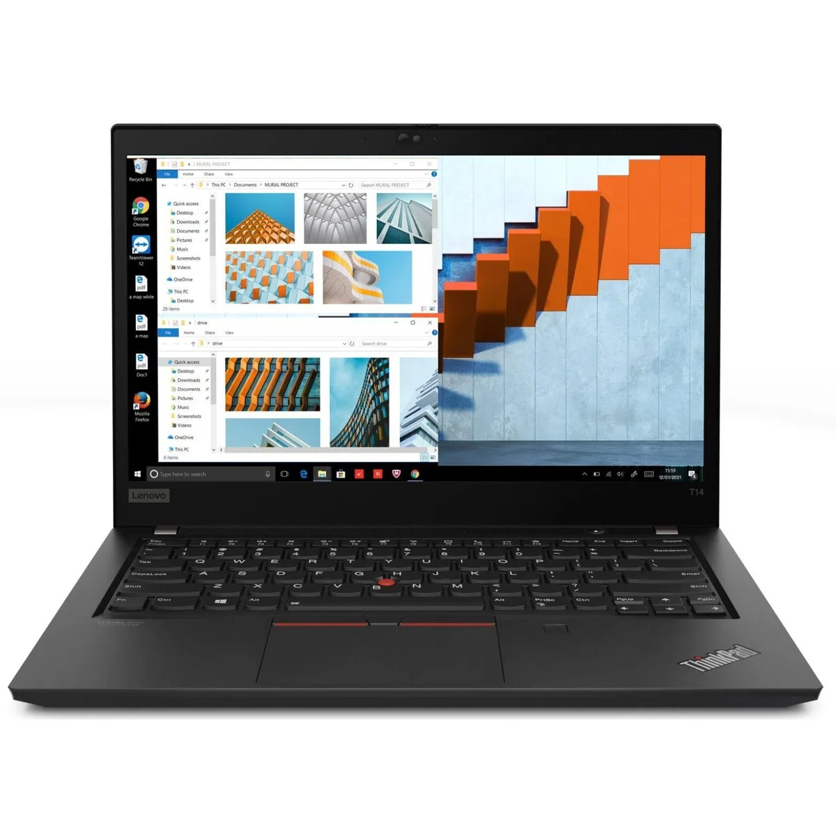 Lenovo Lenovo ThinkPad T14 Gen 2 14" FHD i7-1185G7 16GB DDR4 256GB SSD laptop — product photo