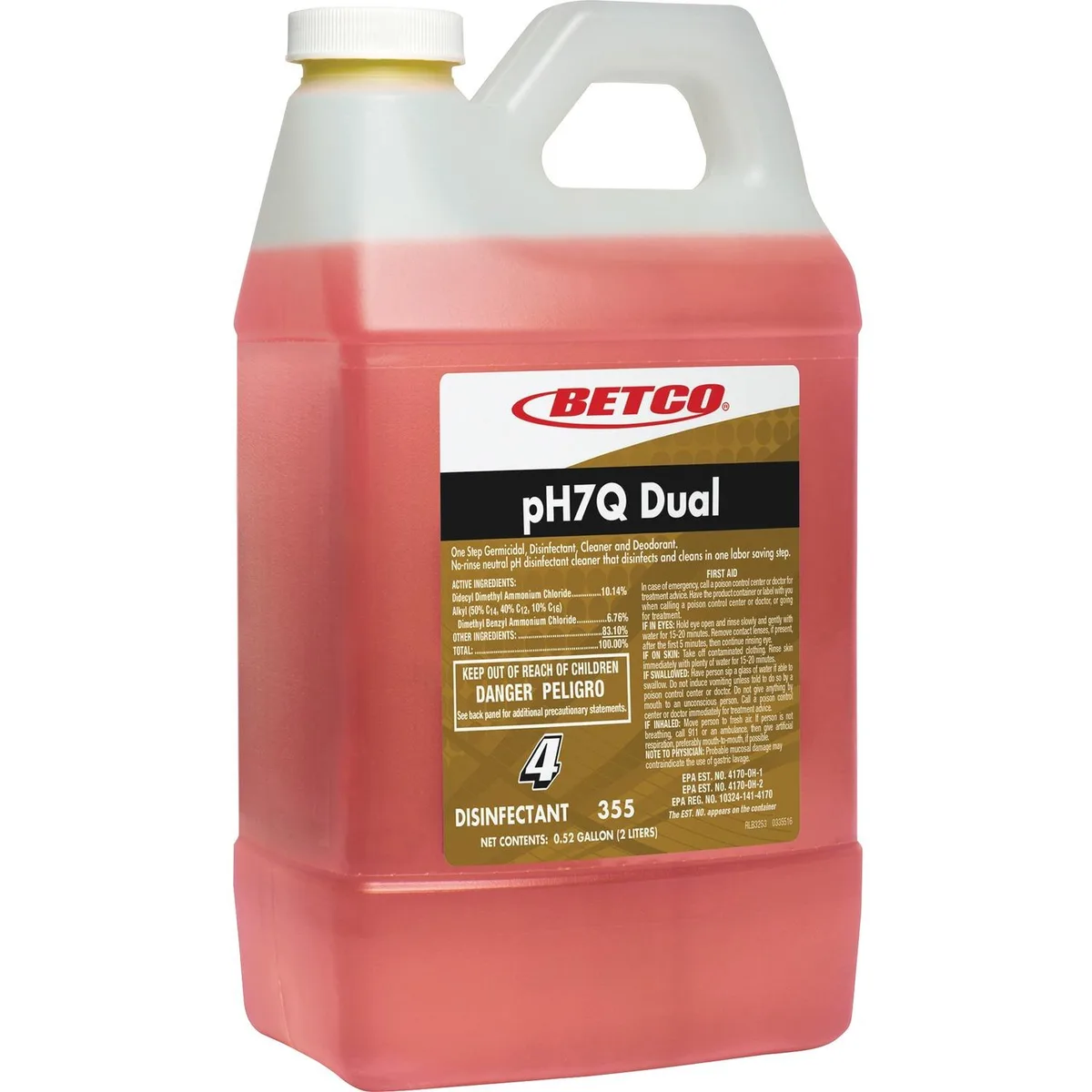 Betco Corporation Betco Corporation 35547-00 pH7Q Dual Disinfectant Cleaner — product photo