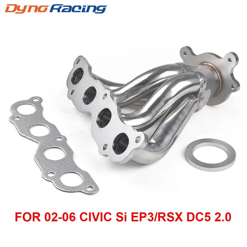 Dyno Racing Dyno Racing Stainless Steel Manifold Header 2002-2006 Civic Si EP3 Acura RSX DC5 2.0 K20 Exhaust System — product photo
