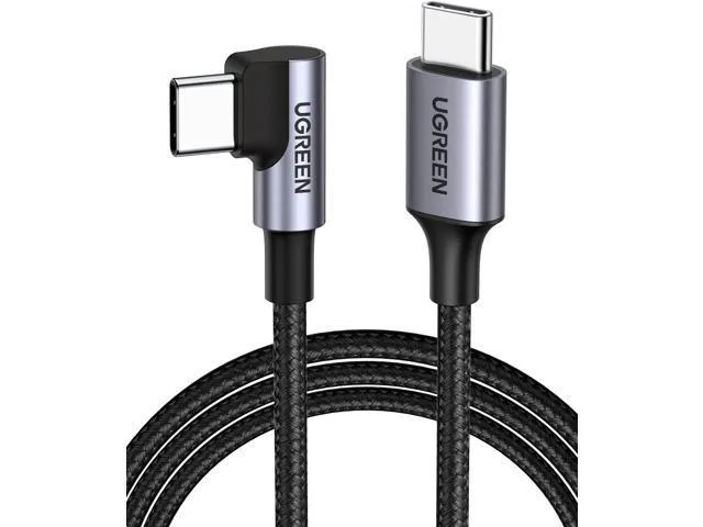 Manw Manw USB C to USB C Cable Right Angle 90 Degree 60W PD 10FT — product photo