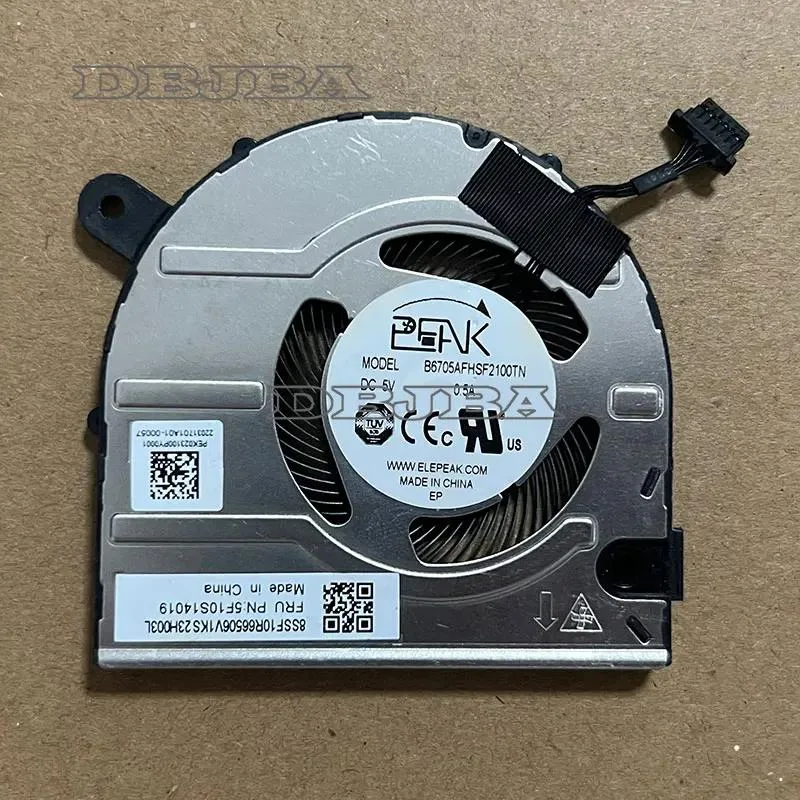 DBTLAP DBTLAP Laptop GPU Cooling Fan ThinkBook 13x G2 IAP 21AT B6705AFHSF2100TN 5V .5A — product photo