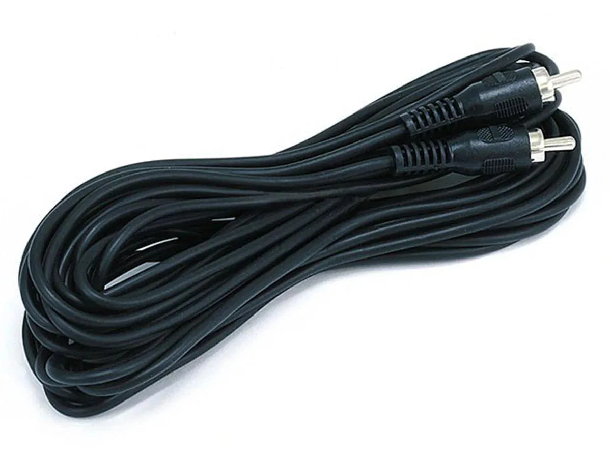 Monoprice Inc. Monoprice 100655 25ft RCA Single-Channel Male-Male Cable - Black — product photo