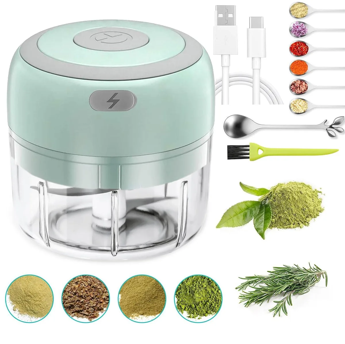 Breville Herb Spice Mills Blade Grinder Green 100ml — product photo