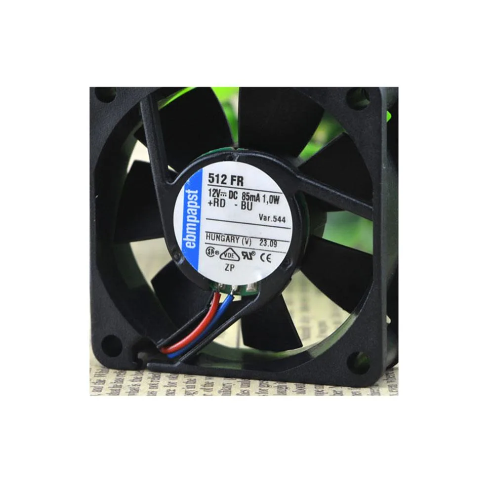 Fanhome Fanhome ebmpapst TYP 512F 12V 85mA 1.0W 5CM5015 case fan — product photo
