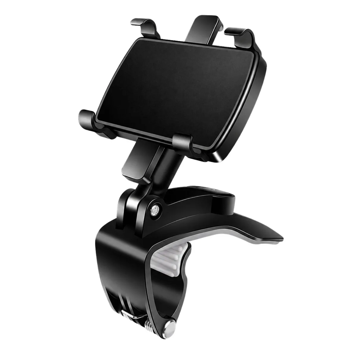  Car Phone Holder Dashboard Clip Mount 360° Rotation 47" Phones Black — product photo