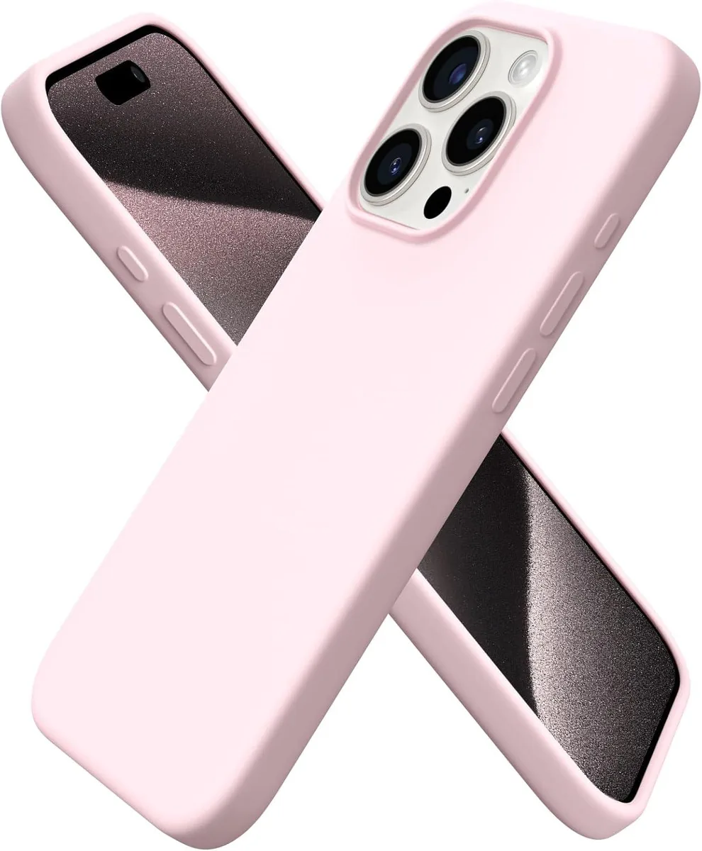 Transcend Transcend iPhone 15 Pro Case 6.1 Liquid Silicone Chalk Pink — product photo