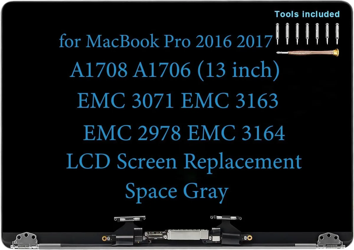 NUOLAISUN NUOLAISUN 13" laptop screen MacBook Pro A1708 A1706 Space Gray — product photo